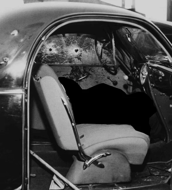 Tesla Cybertruck What Al Capone, other 1930s gangsters, and police shooting results really looked like 1698561030069