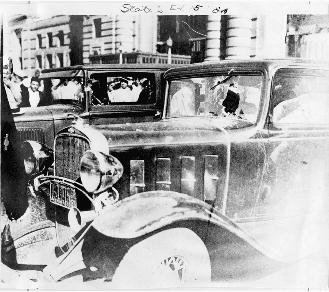 Tesla Cybertruck What Al Capone, other 1930s gangsters, and police shooting results really looked like 1698563109462