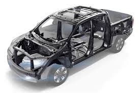 Tesla Cybertruck Cybertruck frame in scrap yard shows no midgate and other details 1698584466714