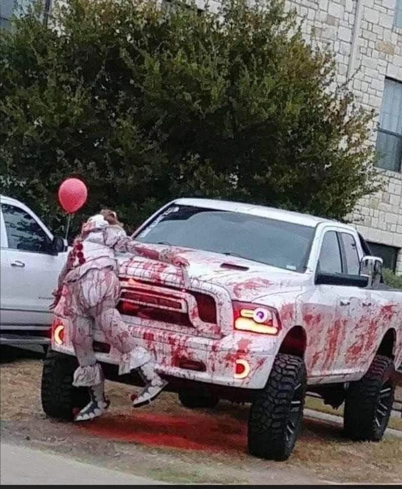 Tesla Cybertruck Halloween Cybertruck All Spookied Out in Palo Alto! 🎃 Screenshot_20231022_103031_Facebook