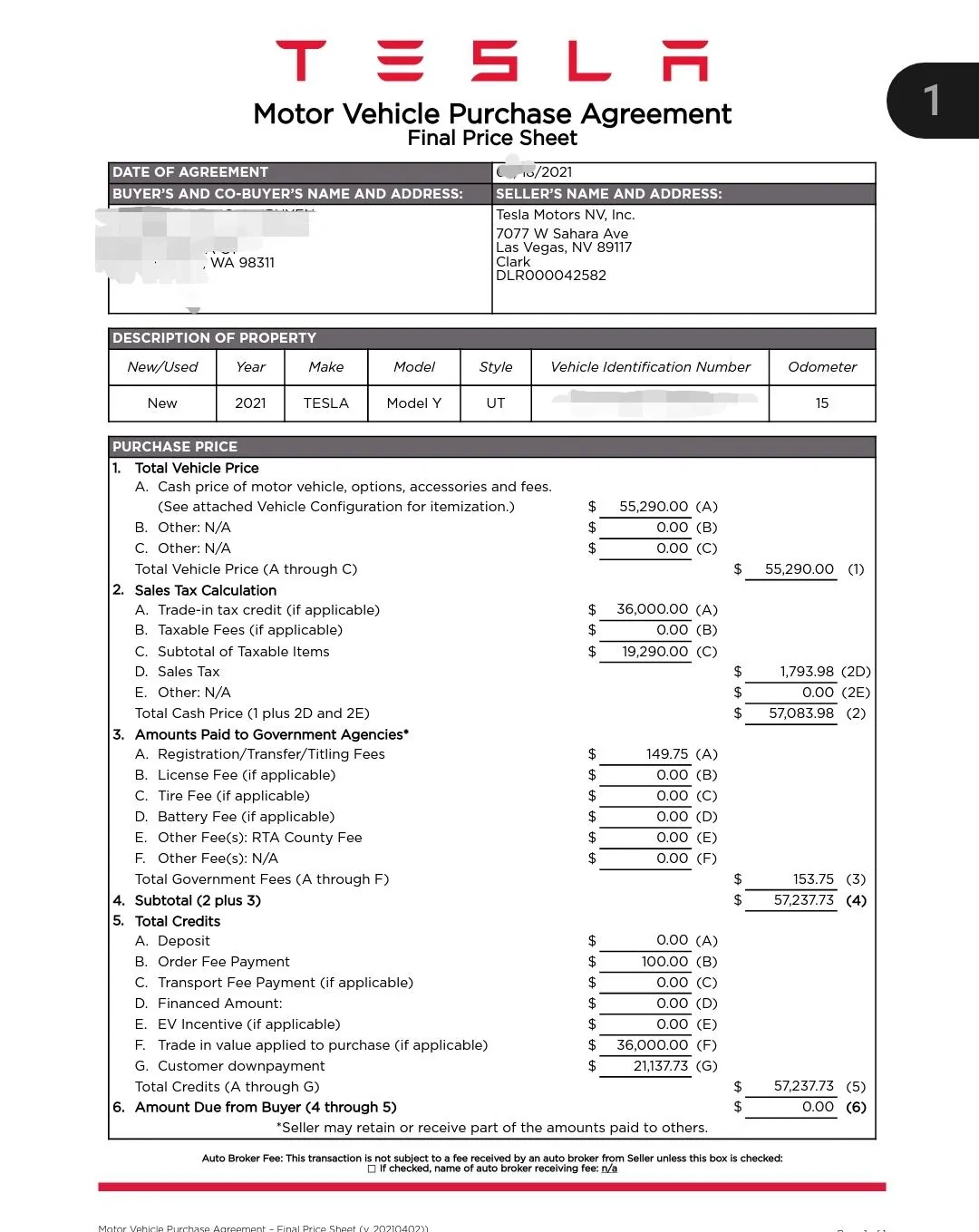 Tesla Cybertruck Cybertruck Pricing Revealed on Order Agreement (Real or Faked?) Screenshot_20220503-223620_Adobe Acrobat