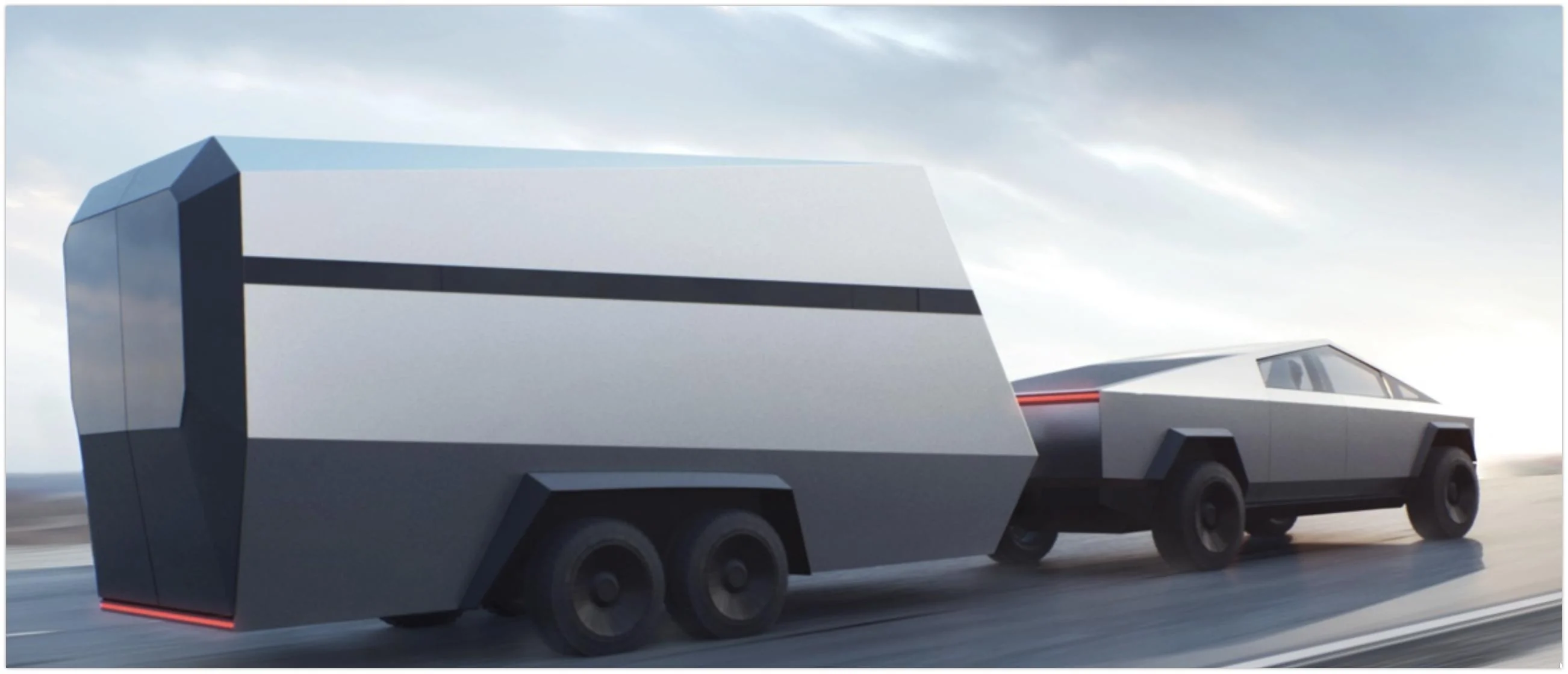 Tesla Cybertruck 3D printers, Cybertruck Trailer Cybertruck Trailer