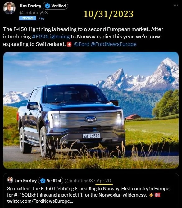 Tesla Cybertruck The F-150 Lightning is heading to a second European market Kba5Uw4