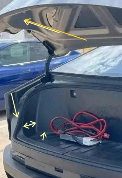 Tesla Cybertruck Top Gear Cybertruck review shoot! + Frunk size and opening action! 🎬 kaBPukA