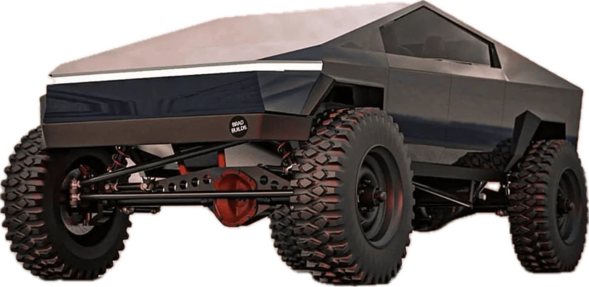 Tesla Cybertruck Matte Black Cybertruck Finally Appears!! 😱 Driven by Franz Von Holzhausen 1699187839218