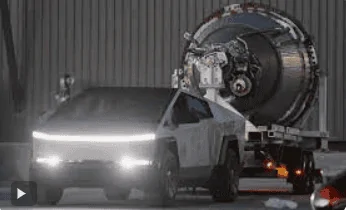 Tesla Cybertruck Matte Black Cybertruck Finally Appears!! 😱 Driven by Franz Von Holzhausen 1699298577571
