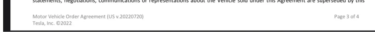 Tesla Cybertruck Cybertruck NO RESALE Restriction (1 Year) Spotted in Purchase Agreement Language Screenshot 2023-11-12 at 08.06.56