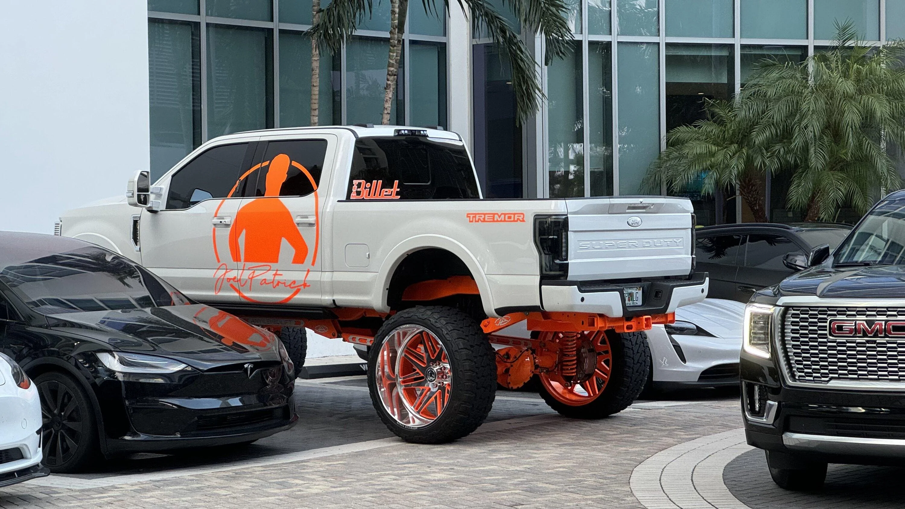 Tesla Cybertruck This is how your Cybertruck will look dropping kids off at school 🛸 🏫 IMG_3047