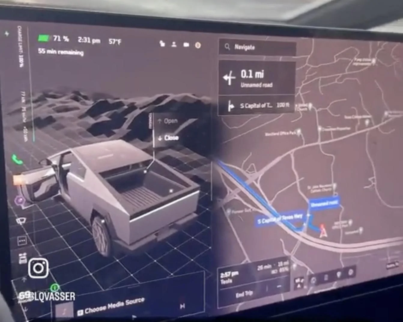 Tesla Cybertruck Videos: best look yet @ interior, folded-up backseat, tonneau cover, display screen UI, range meter screenshot-2023-11-14-at-6-55-33%E2%80%AFpm-jpg