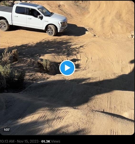 Tesla Cybertruck New Cybertruck @ Hollister Hills Stairs Steps climbing video PysZ0Bz