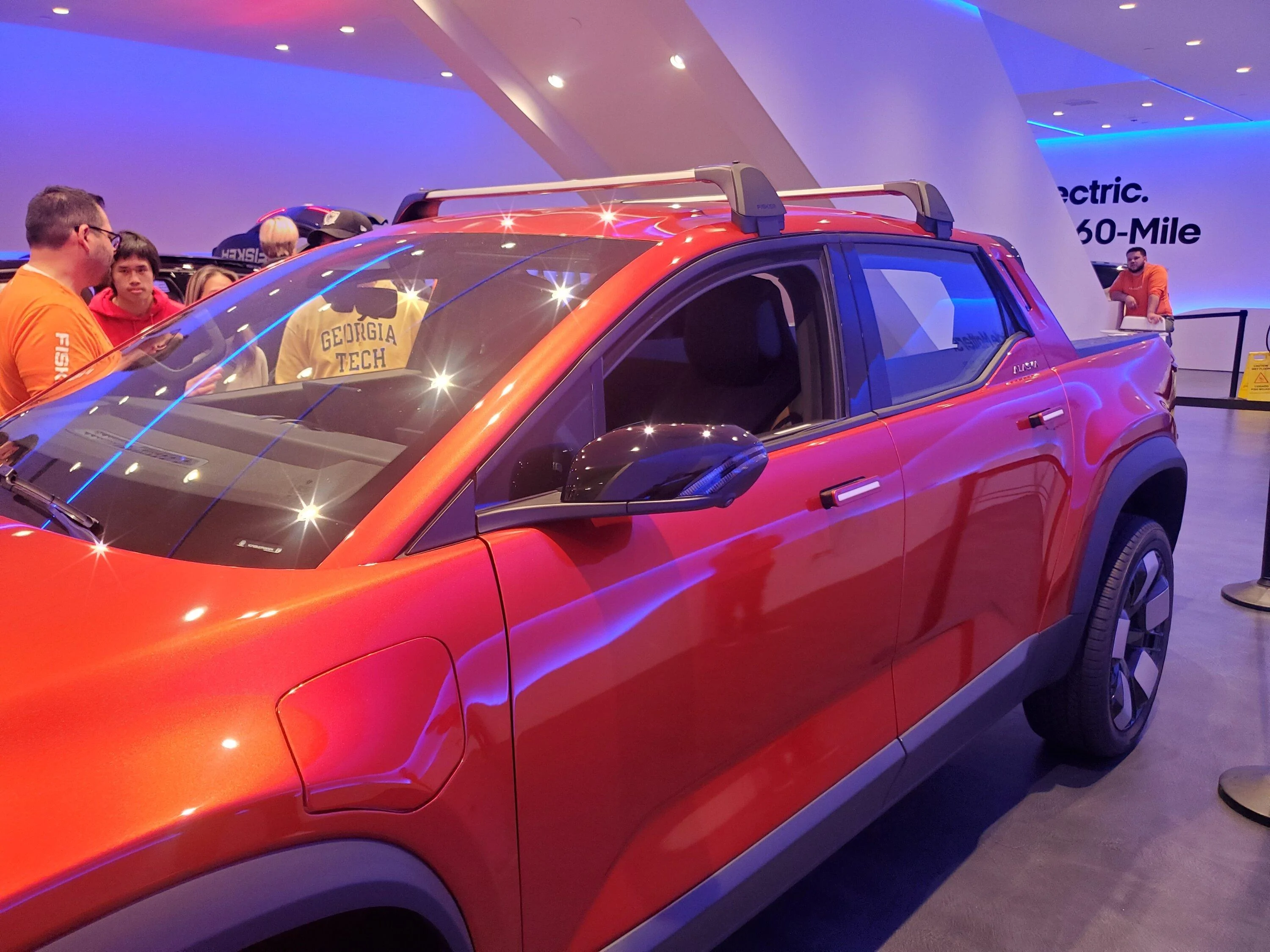 Tesla Cybertruck Fisker Alaska spotted at the Grove 20231118_194840