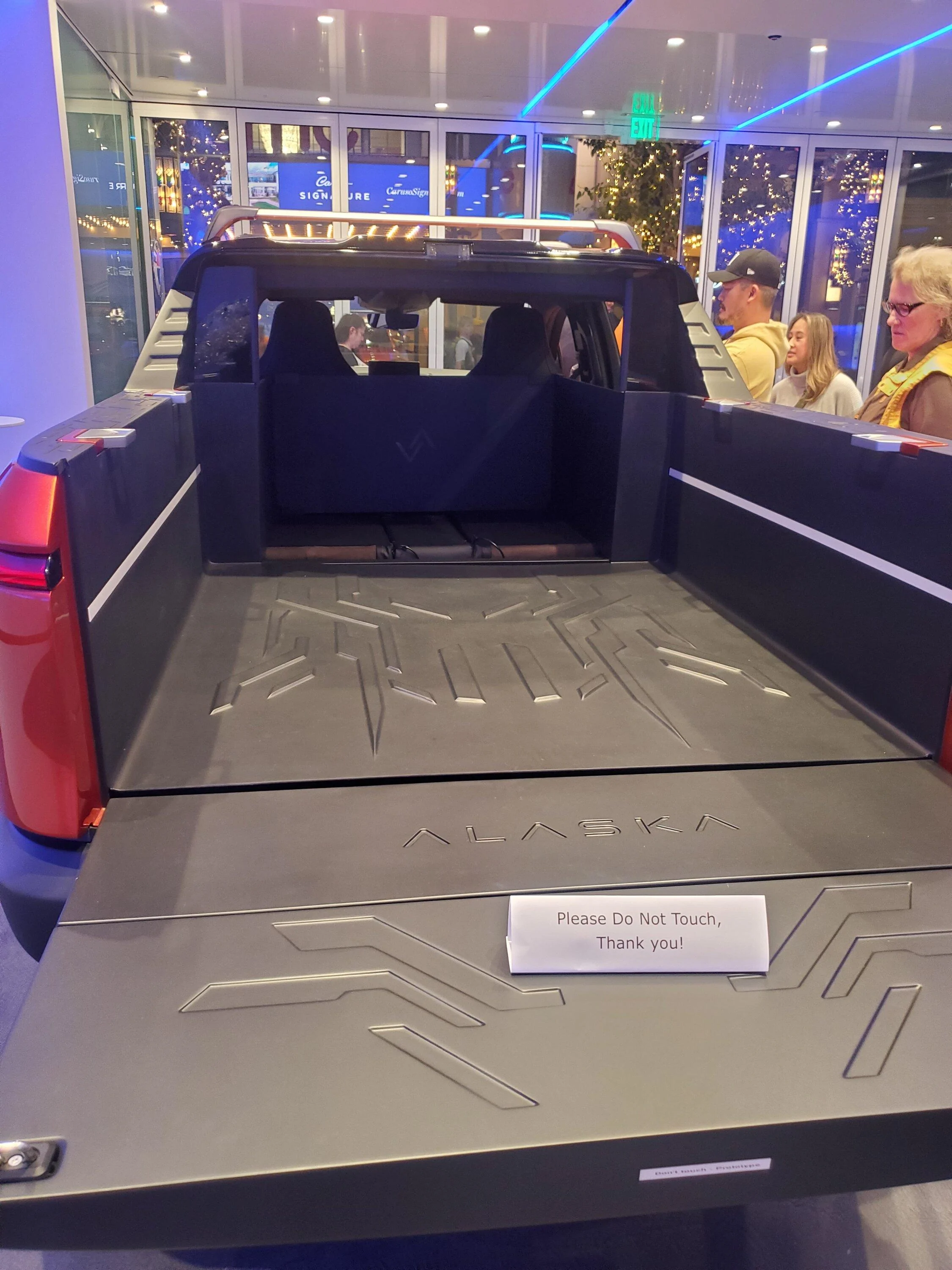 Tesla Cybertruck Fisker Alaska spotted at the Grove 20231118_194755