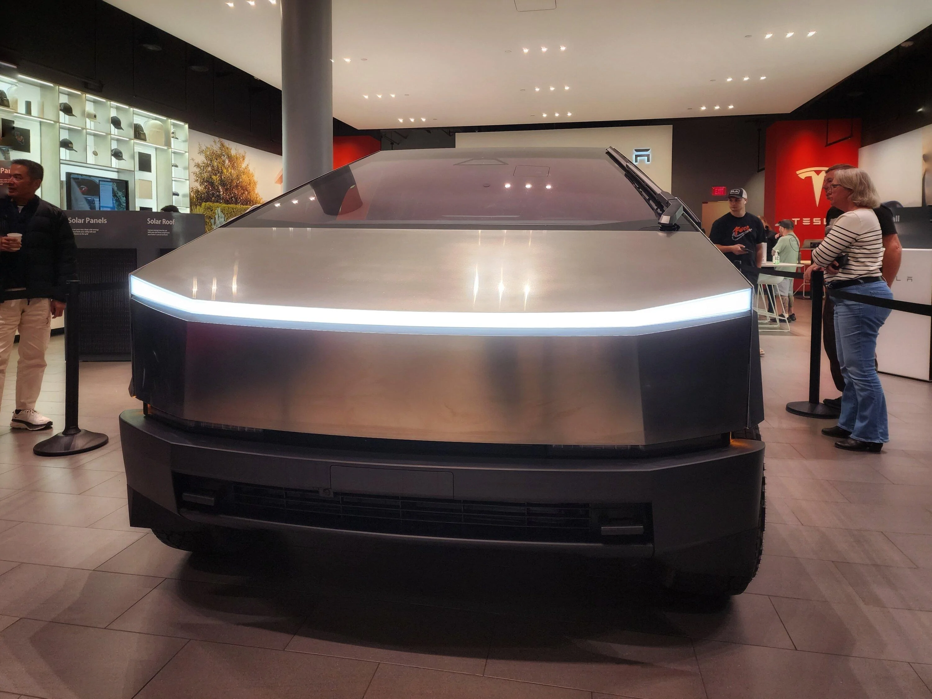 Tesla Cybertruck First Cybertrucks in Tesla stores now! @ San Diego & San Jose first 20231120_161016-01