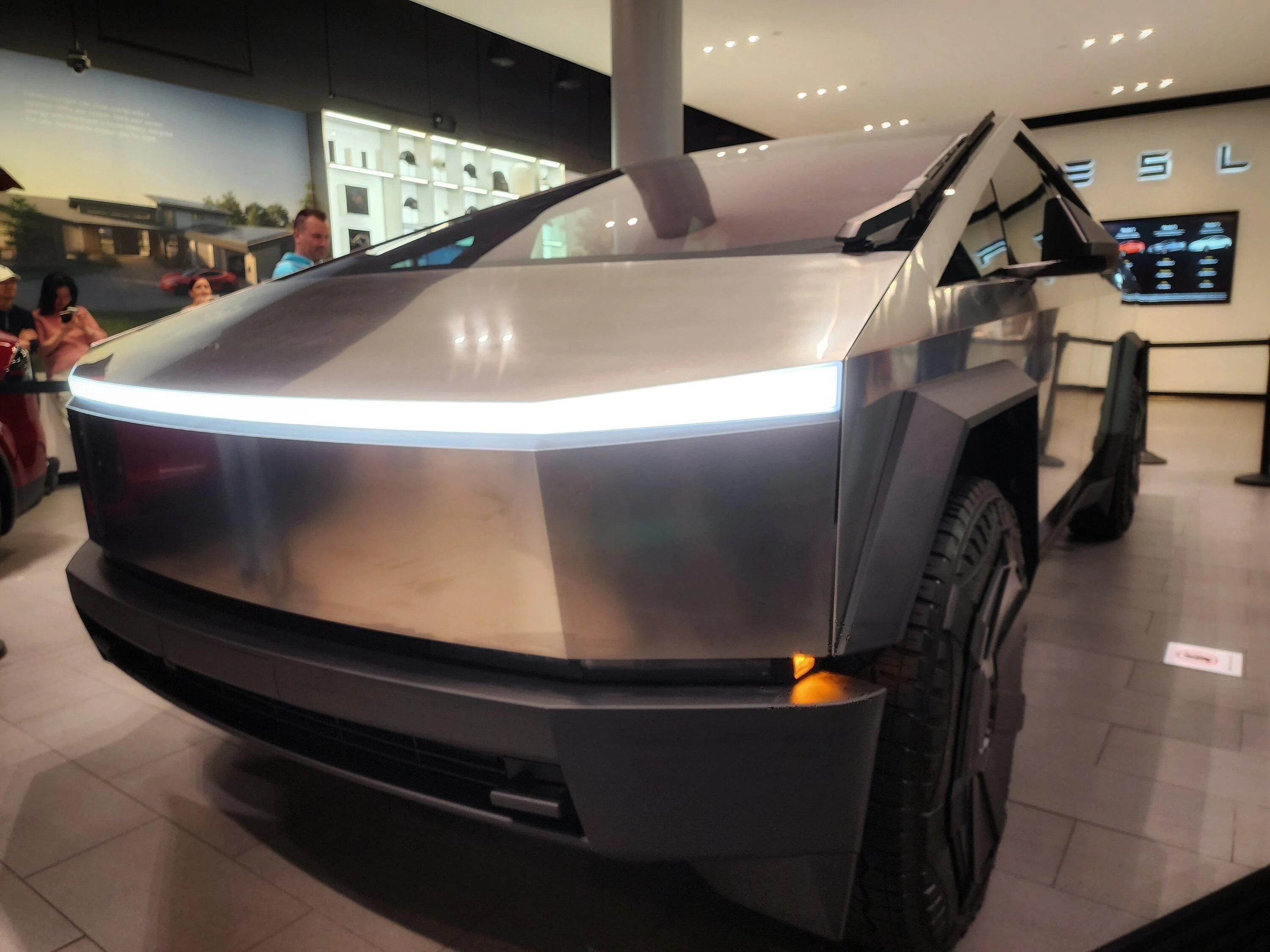 Tesla Cybertruck First Cybertrucks in Tesla stores now! @ San Diego & San Jose first 20231120_161415-01