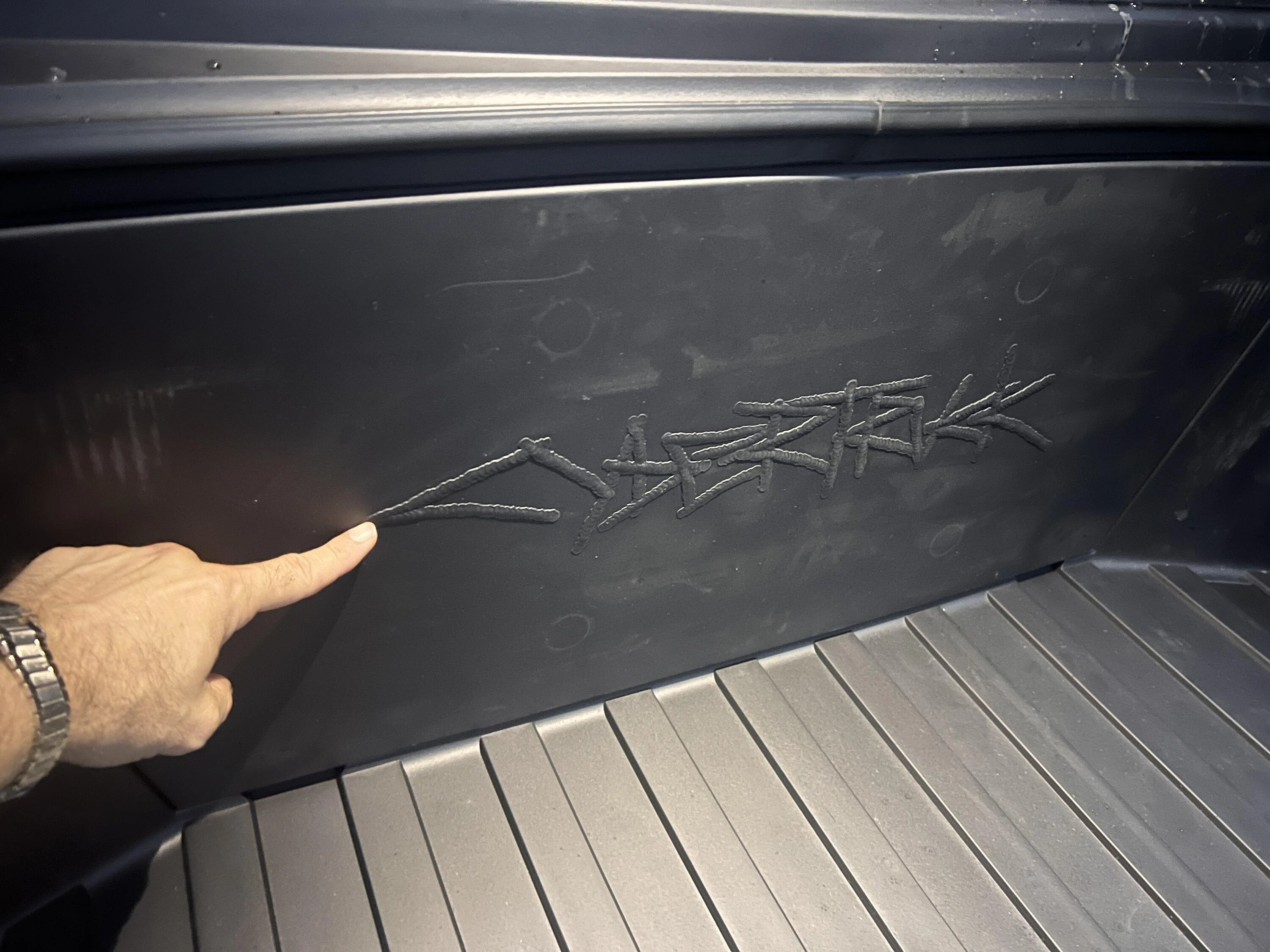 Tesla Cybertruck Frunk Hidden Items 2A5D0B97-3FAE-4ED2-8096-0A75DCC698FE