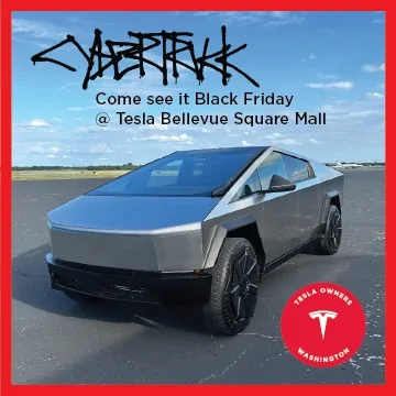 Tesla Cybertruck Bellevue (WA) Square Mall Tesla store gets its Cybertruck this Friday Nov. 24 402980332_10232438149639657_6149968024739478475_n