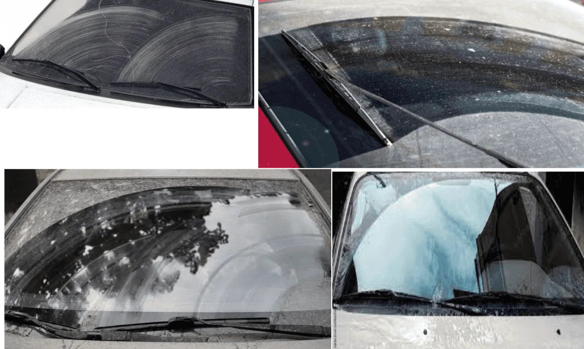 Tesla Cybertruck Photos: Windows rolled down & windshield wiper coverage area 1700697460506