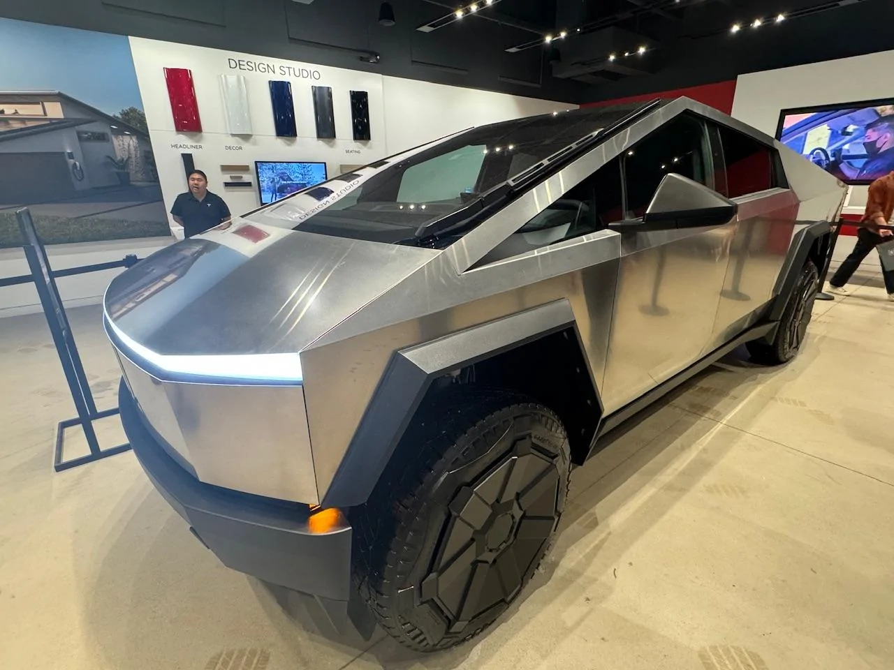 Tesla Cybertruck Finally got to see the Cybertruck Unicorn in person after 4yrs... it's so badass and appears much larger IMG_9828