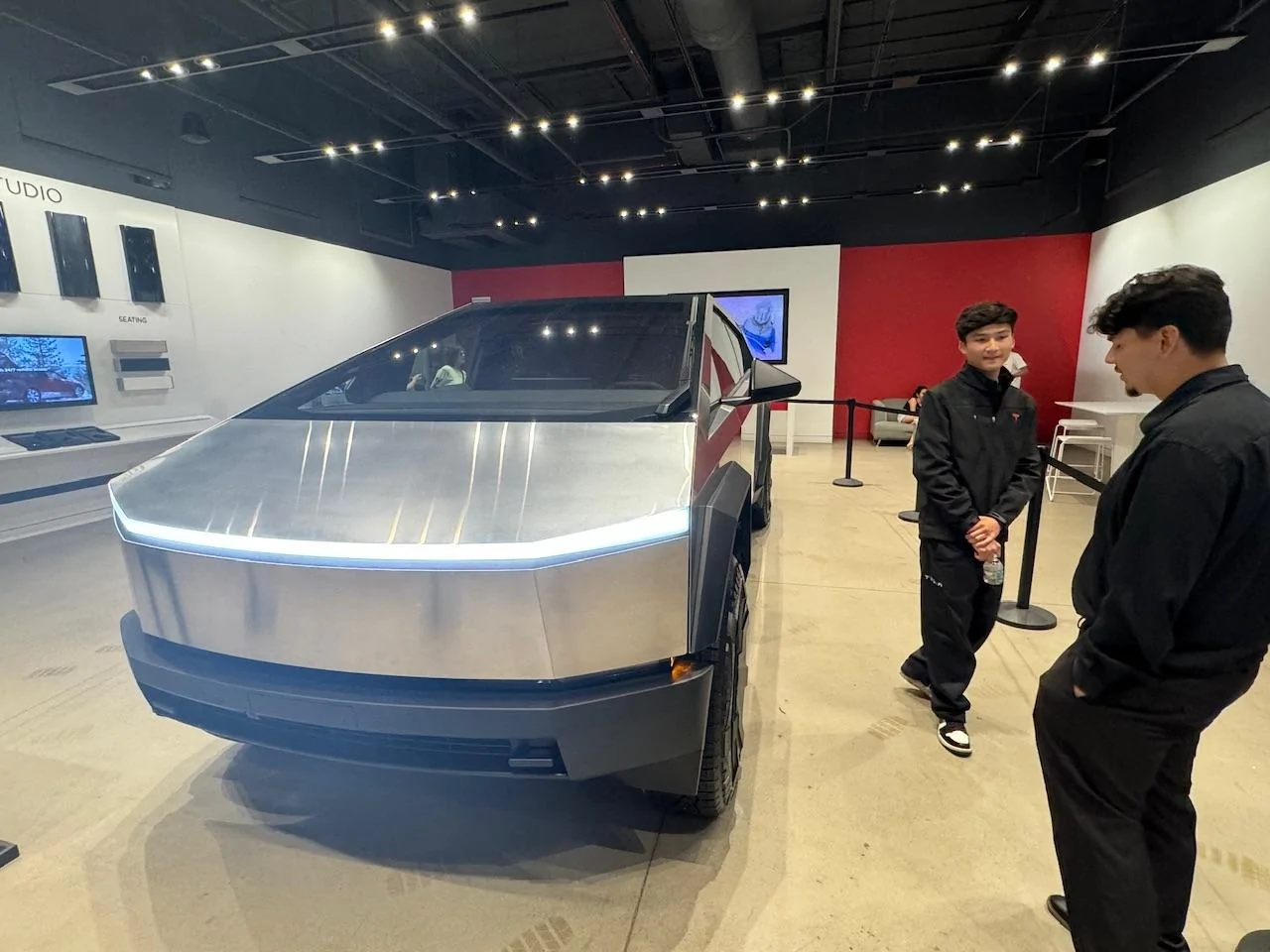 Tesla Cybertruck Finally got to see the Cybertruck Unicorn in person after 4yrs... it's so badass and appears much larger IMG_9827