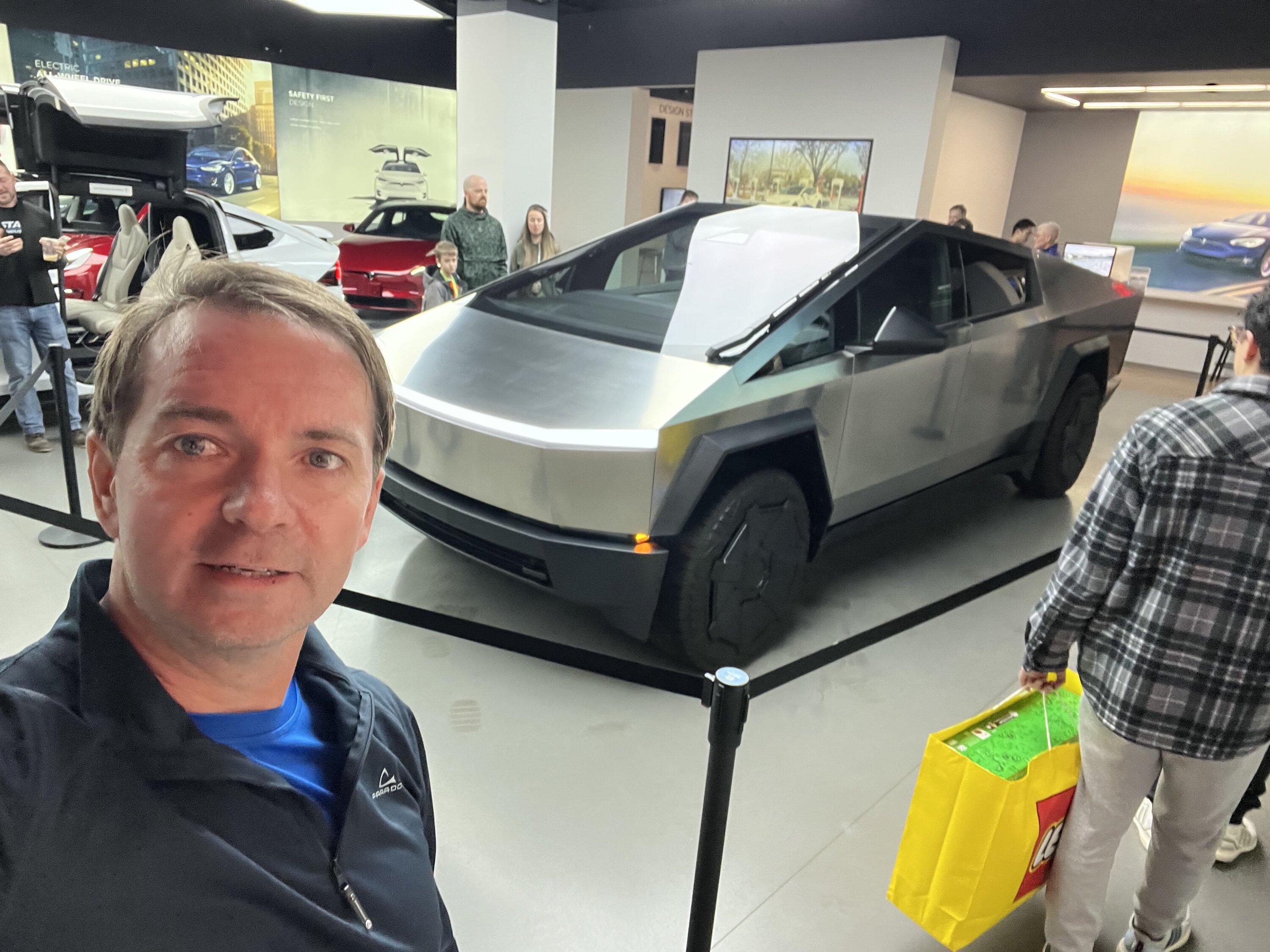 Tesla Cybertruck Cybertruck in Bellevue Washington showroom FINALLY!!! IMG_0040