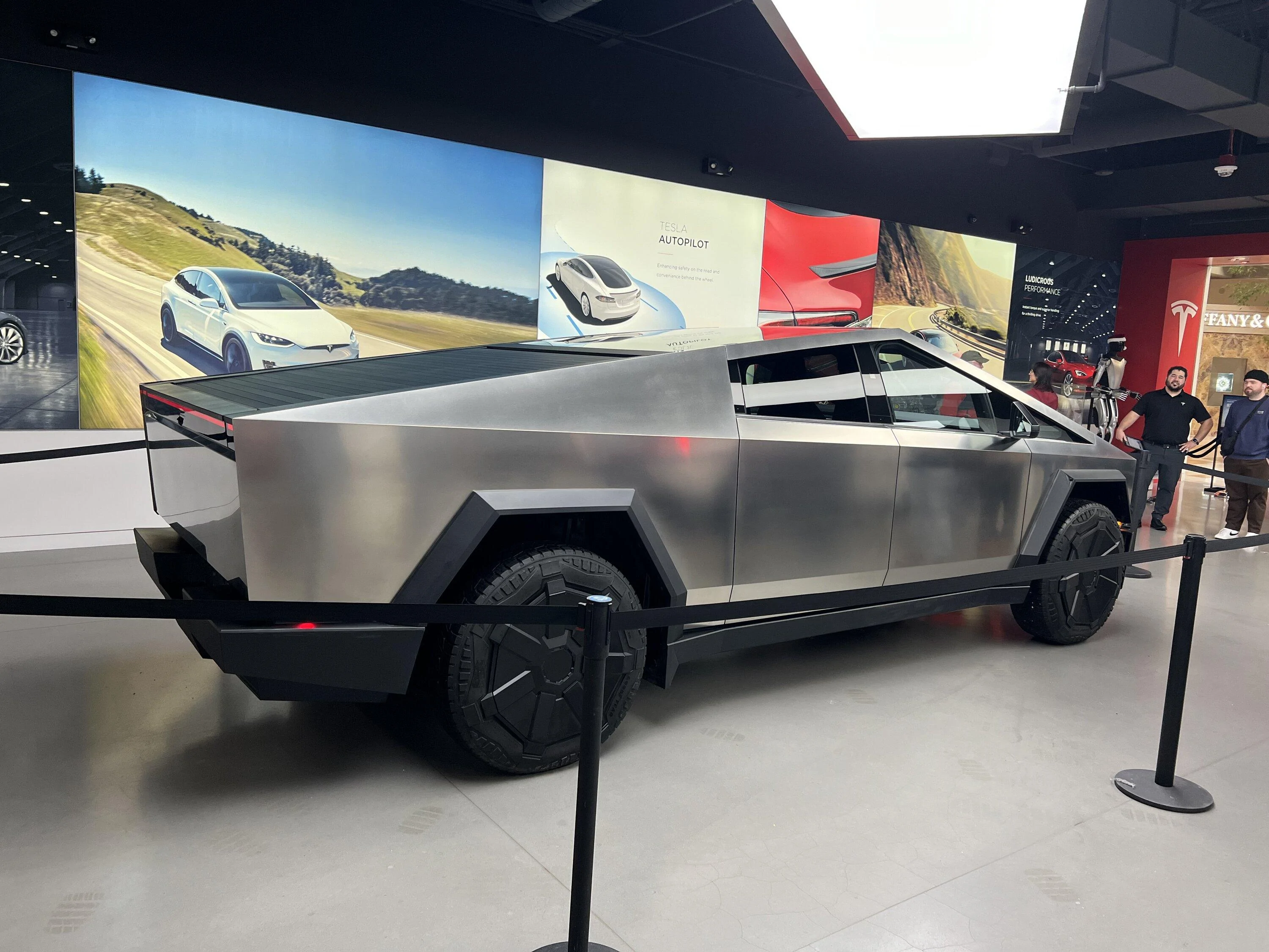 Tesla Cybertruck Cybertruck in Bellevue Washington showroom FINALLY!!! IMG_0079