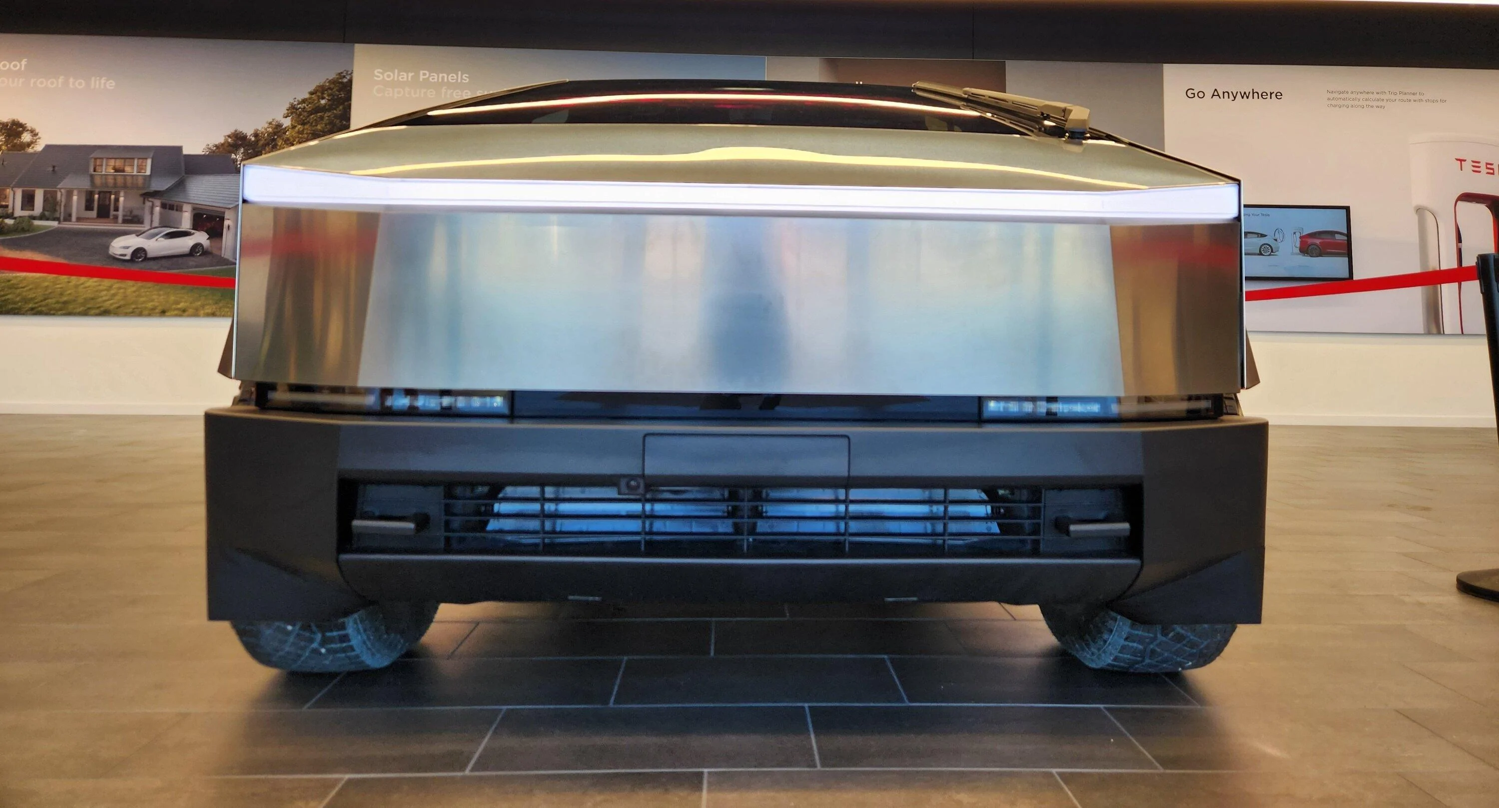 Tesla Cybertruck Cypress Houston Texas Delivery Center has a Cybertruck! (19820 Hempstead Hwy, Houston) F_uD-s0XQAAK_Ei