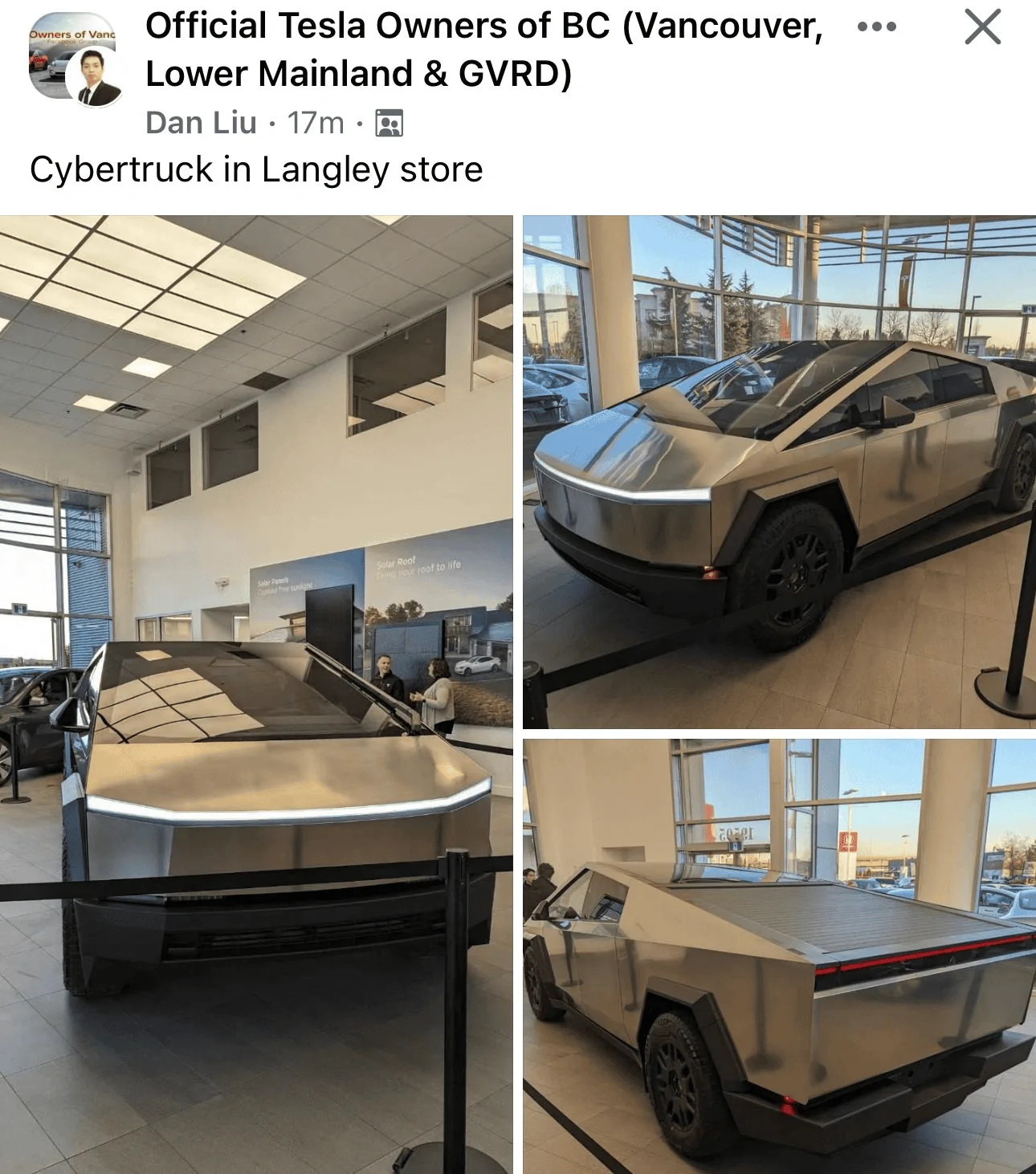 Tesla Cybertruck Cybertruck in Bellevue Washington showroom FINALLY!!! 1700877203704