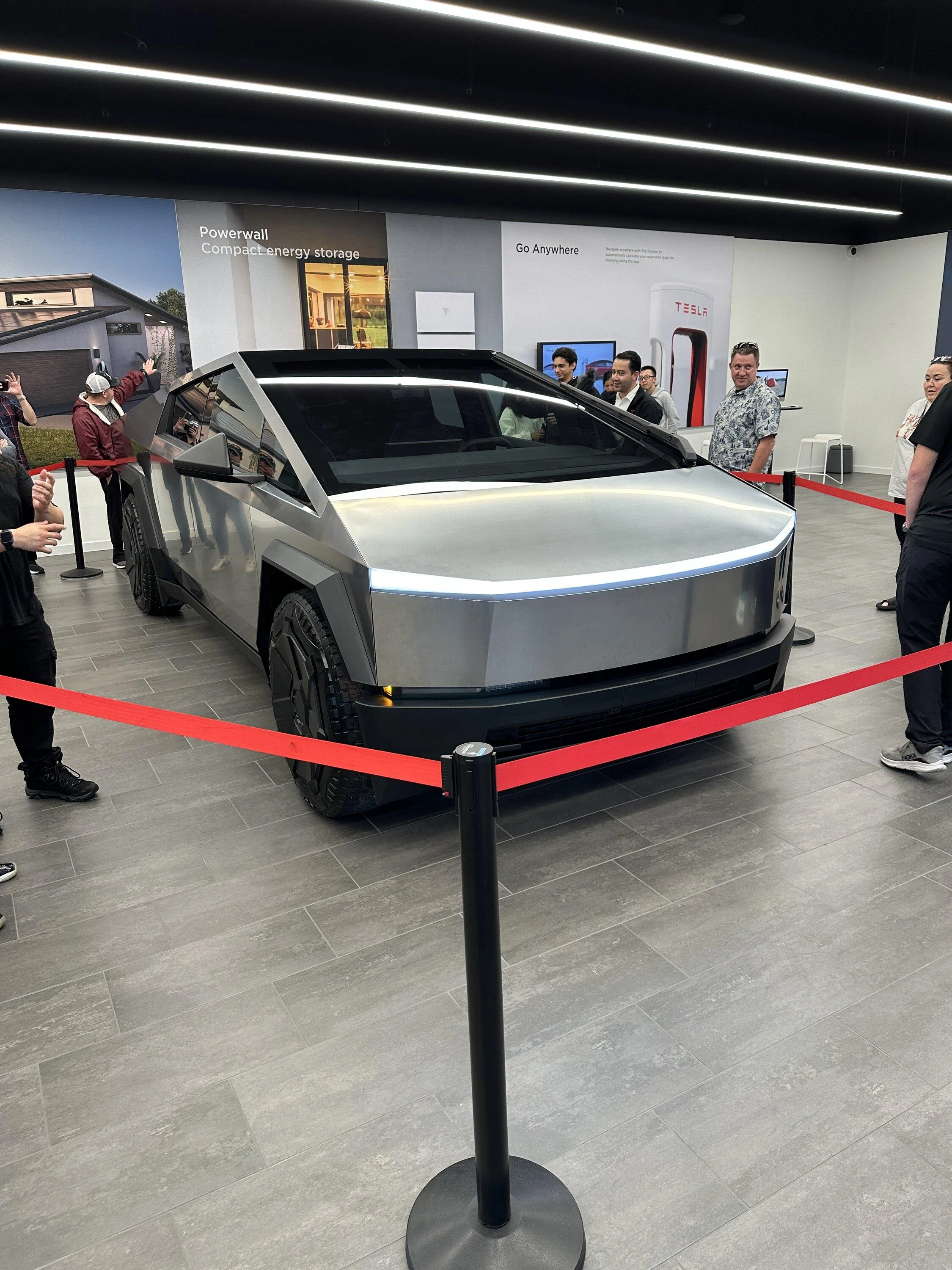 Tesla Cybertruck Cypress Houston Texas Delivery Center has a Cybertruck! (19820 Hempstead Hwy, Houston) A34EC262-FF58-4B84-BD35-F5A40D570037