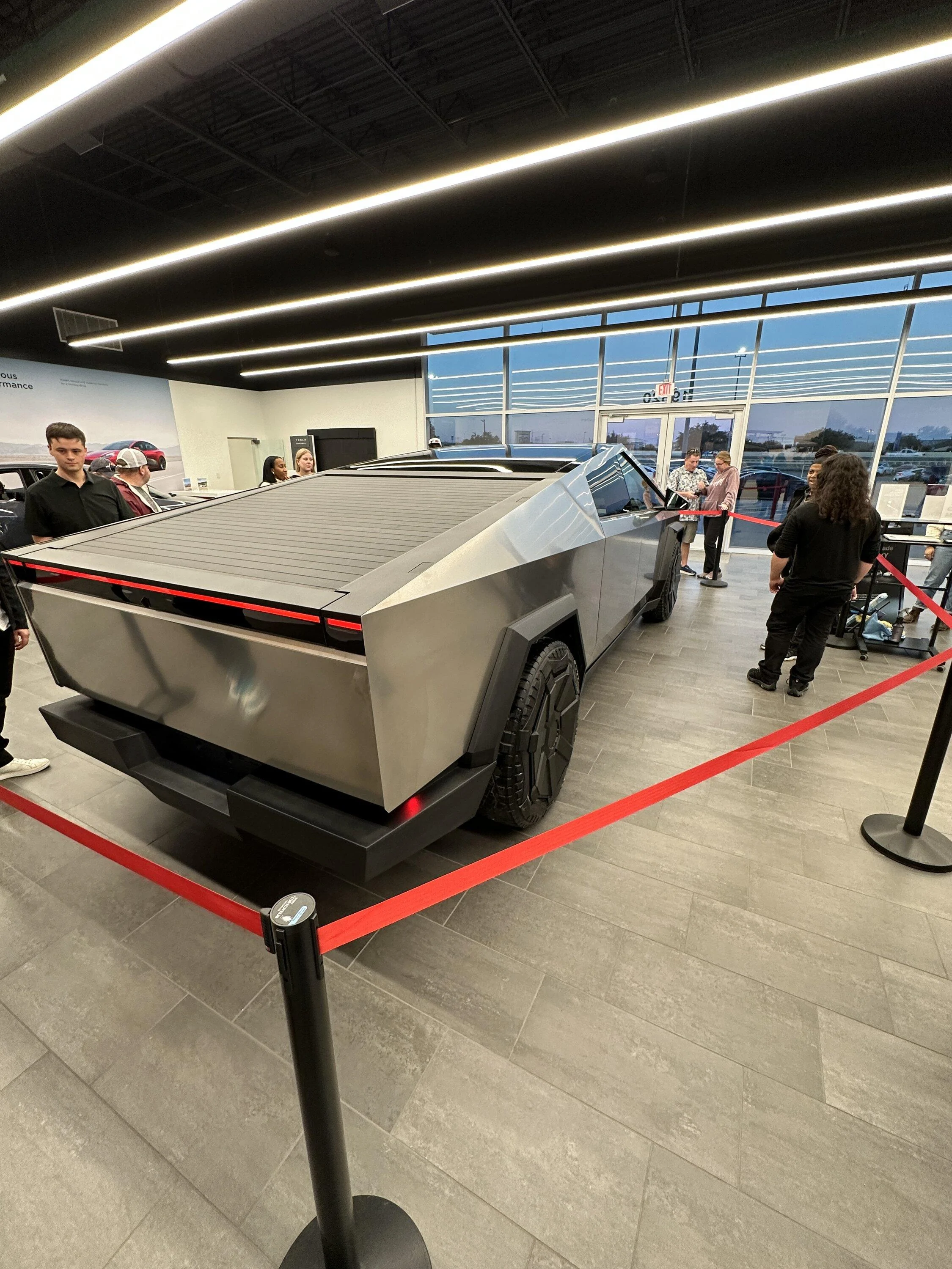 Tesla Cybertruck Cypress Houston Texas Delivery Center has a Cybertruck! (19820 Hempstead Hwy, Houston) 306448D7-7397-4CE0-A8B2-10BA95415661