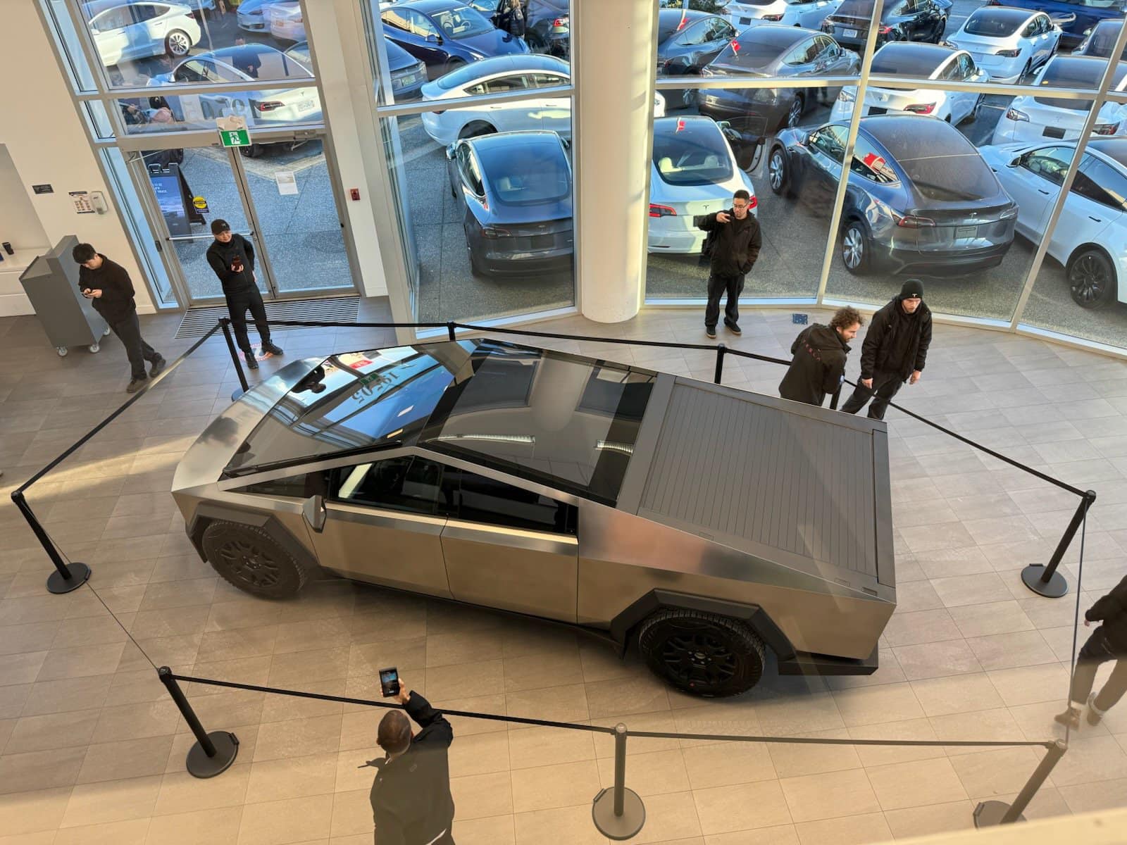 Tesla Cybertruck First Canadian Showroom Cybertruck - Vancouver 404394105_10160105574566947_2992813932589715609_n