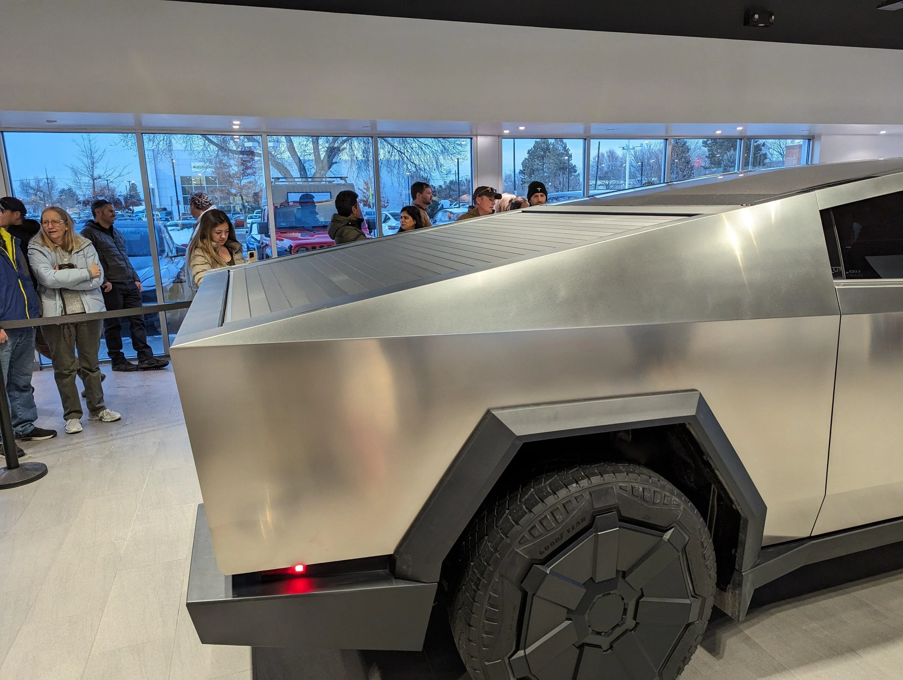 Tesla Cybertruck Who wants some more of the same Littleton Colorado Cybertruck pics?! PXL_20231125_233928137