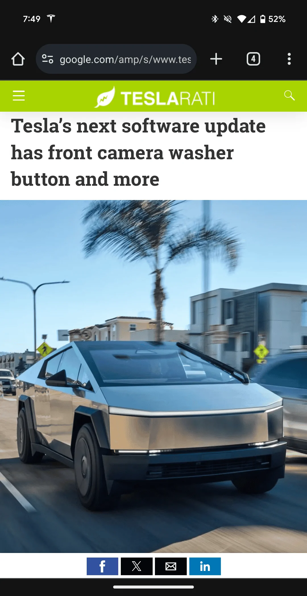 Tesla Cybertruck Front camera washer? Screenshot_20231125-194939