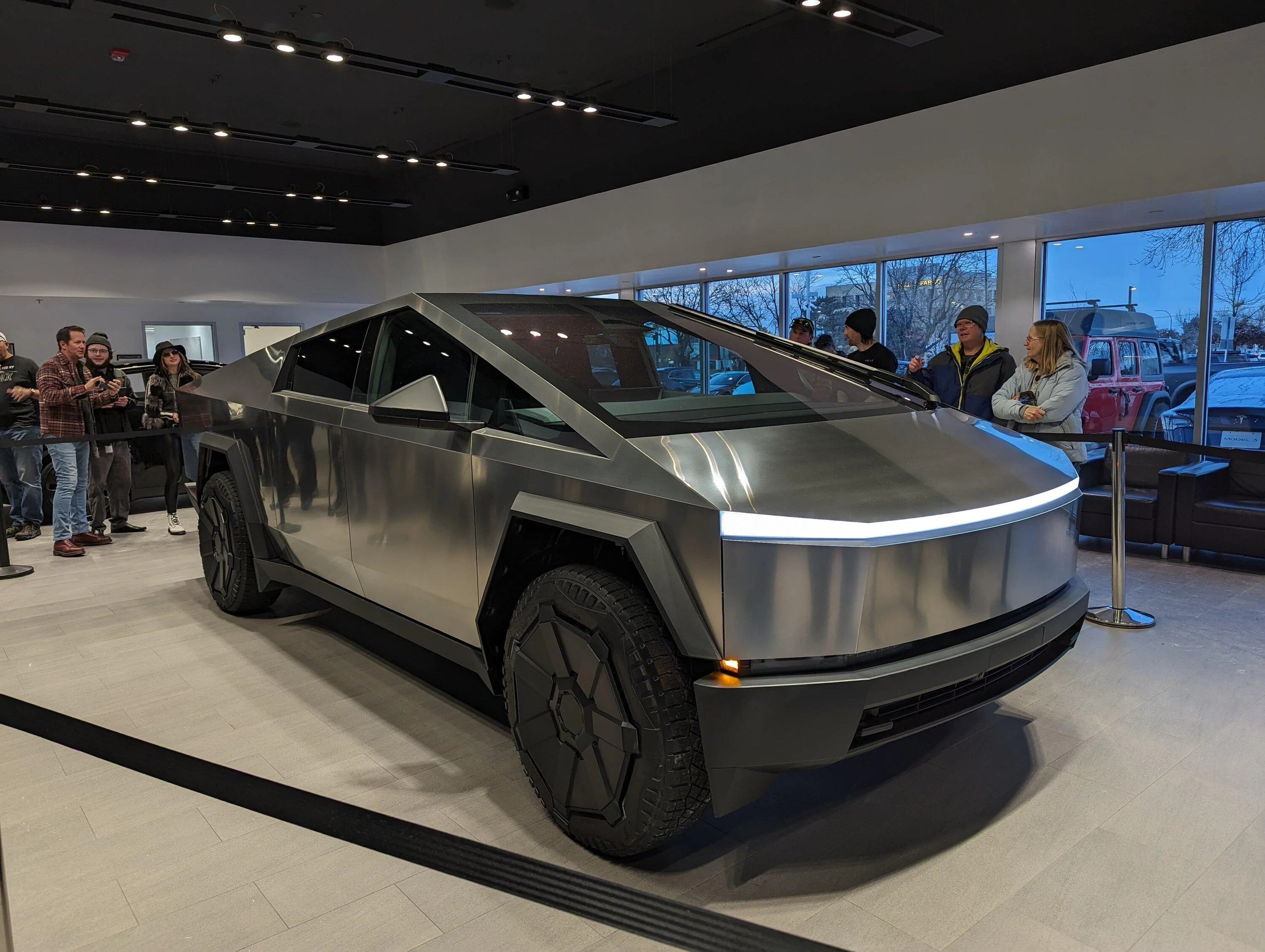 Tesla Cybertruck Cybertruck Detailing! + Showroom units are going to customers? PXL_20231125_233558321