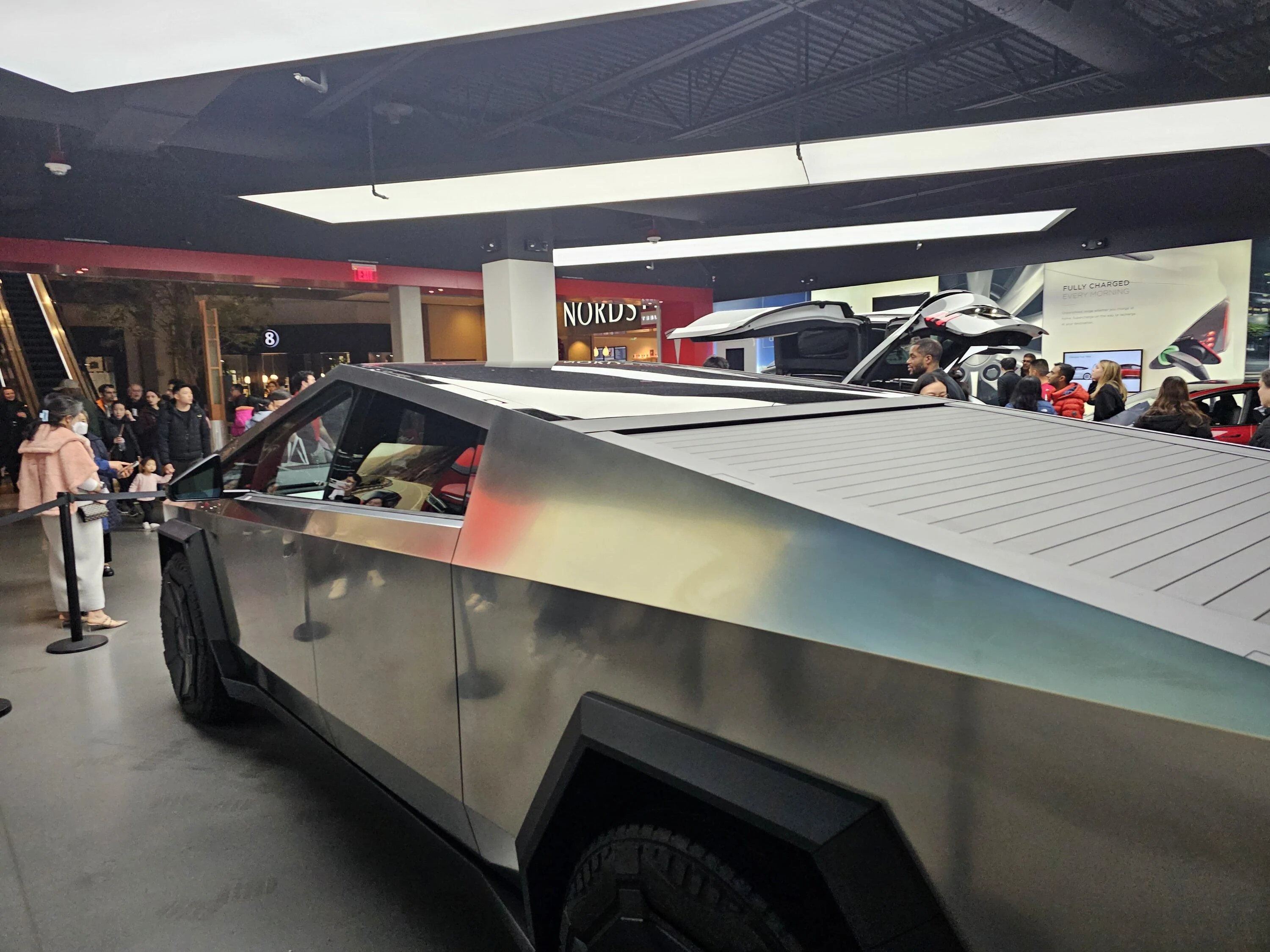 Tesla Cybertruck Cybertruck in Bellevue Washington showroom FINALLY!!! 20231126_164433