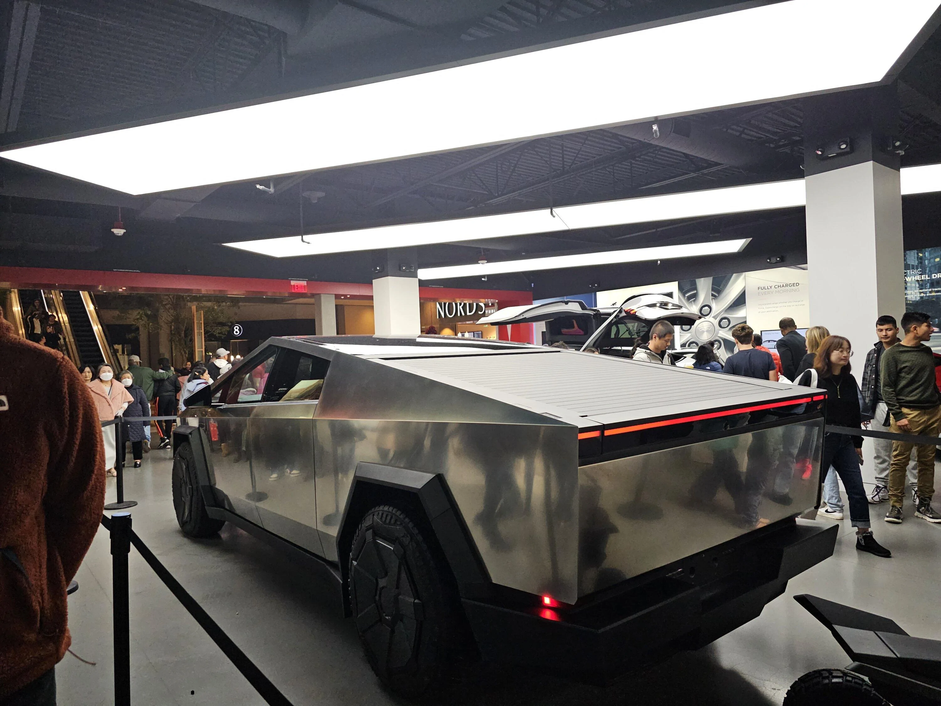 Tesla Cybertruck Cybertruck in Bellevue Washington showroom FINALLY!!! 20231126_164422