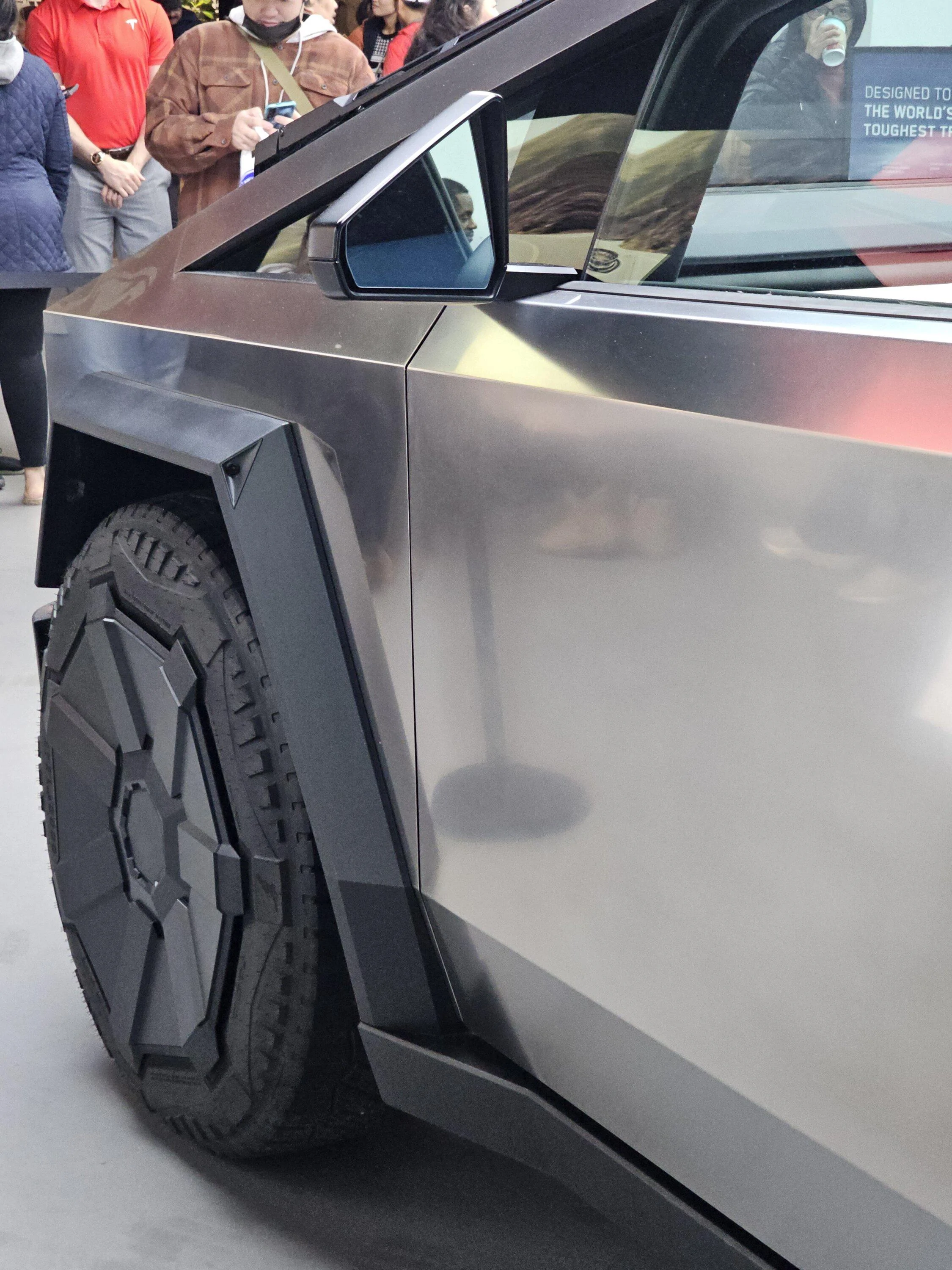 Tesla Cybertruck Cybertruck in Bellevue Washington showroom FINALLY!!! 20231126_164301