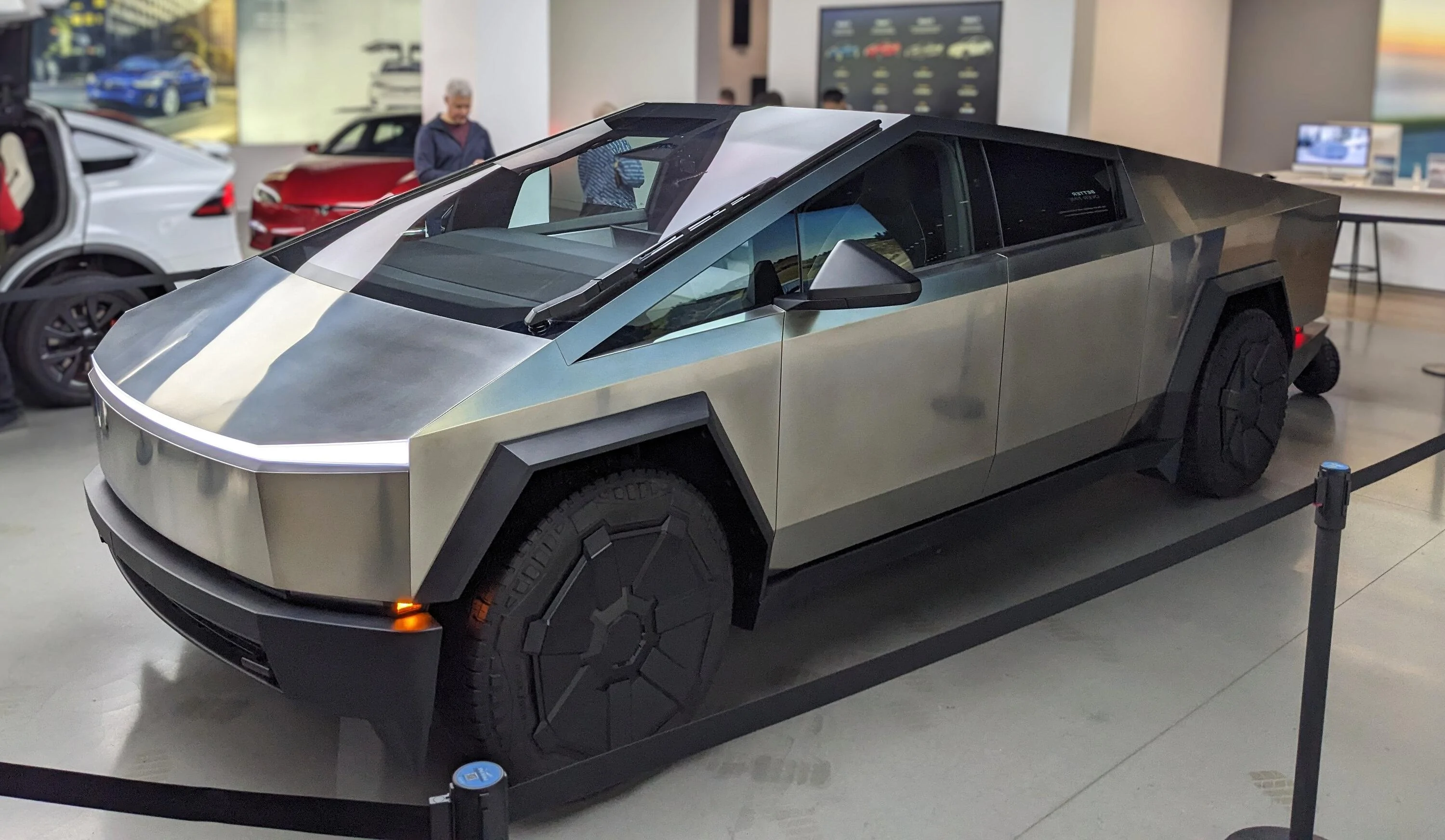 Tesla Cybertruck I made the pilgrimage - it's even better in person. cybertruck in person