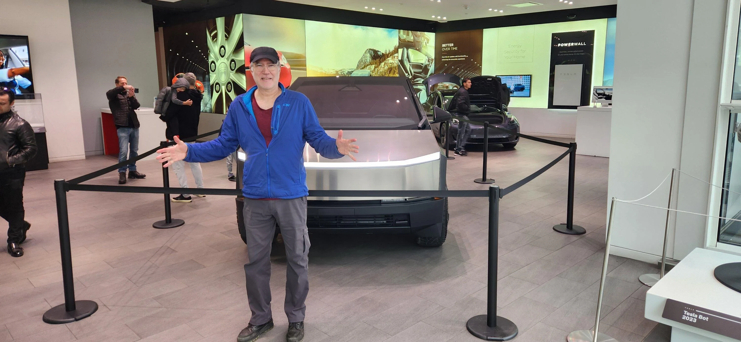 Tesla Cybertruck Boston Tesla showroom now has this Cybertruck 20231126_144011