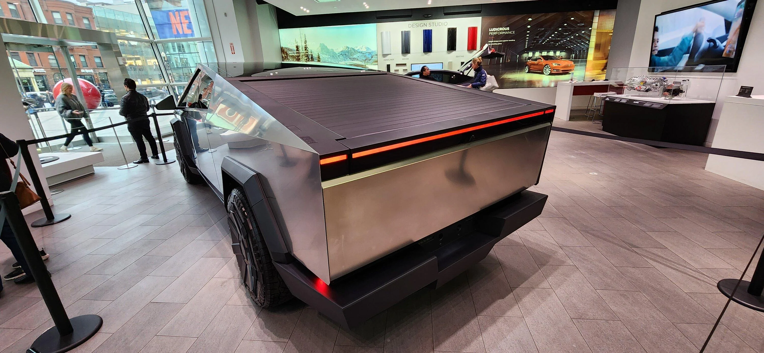 Tesla Cybertruck Boston Tesla showroom now has this Cybertruck 20231126_143557