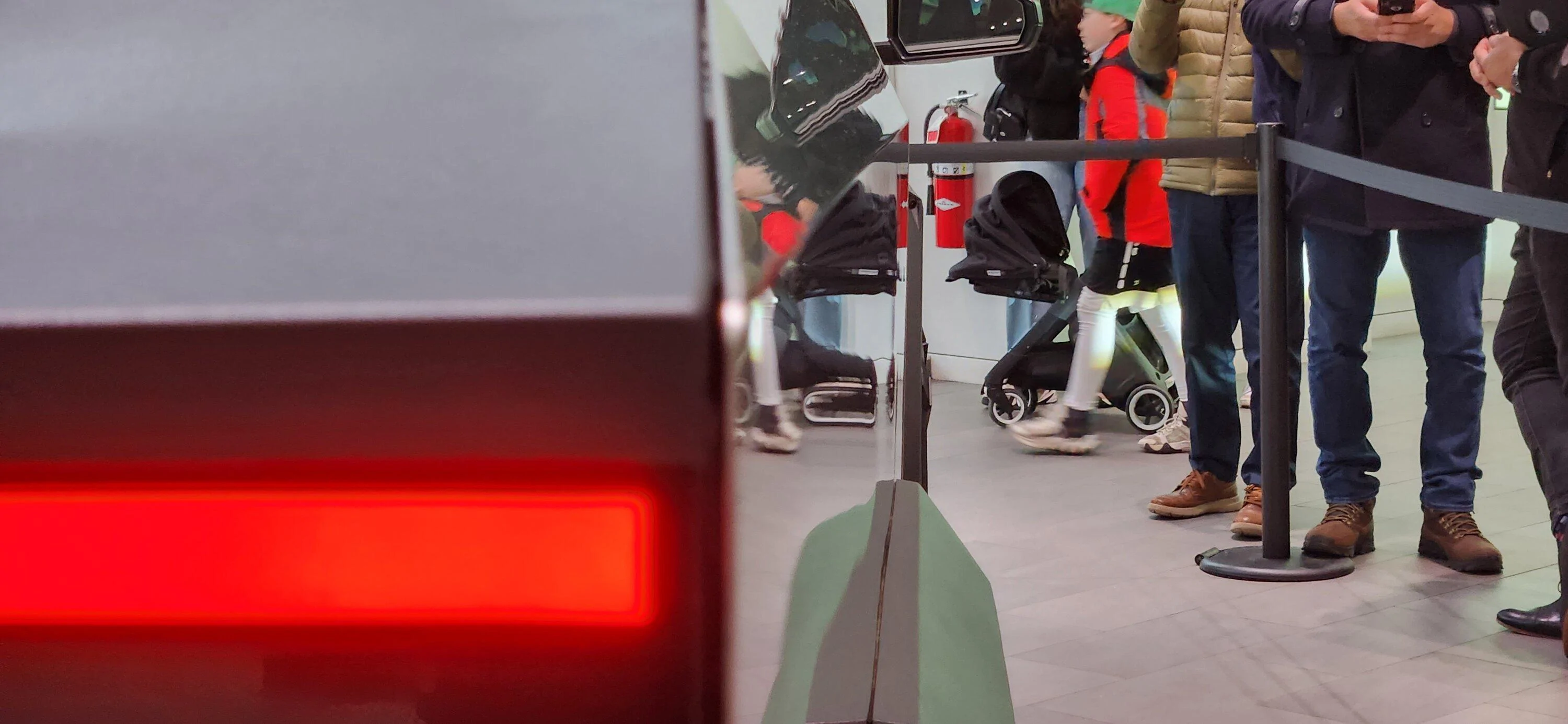 Tesla Cybertruck Boston Tesla showroom now has this Cybertruck 20231126_151250