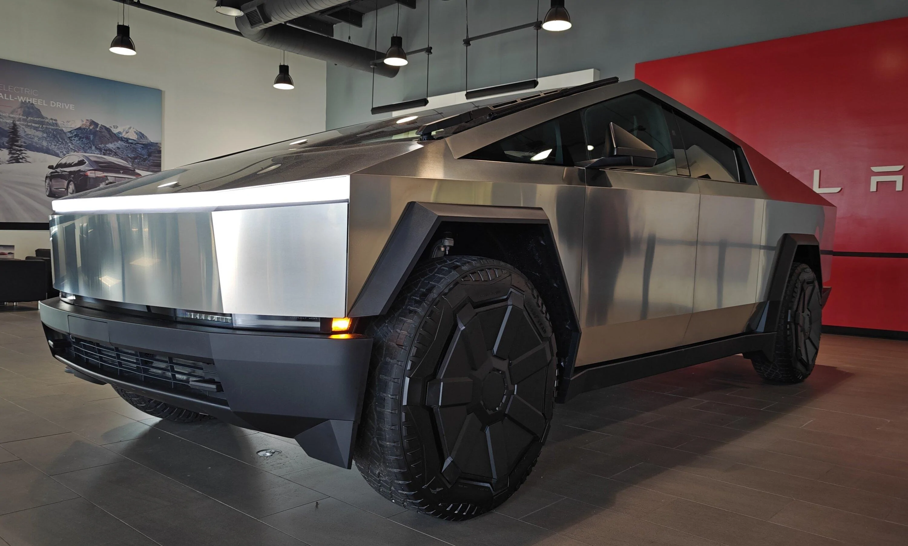 Tesla Cybertruck Cybertruck & Cyberquad a beautiful sight together... after 4 years of hopes & dreams 1