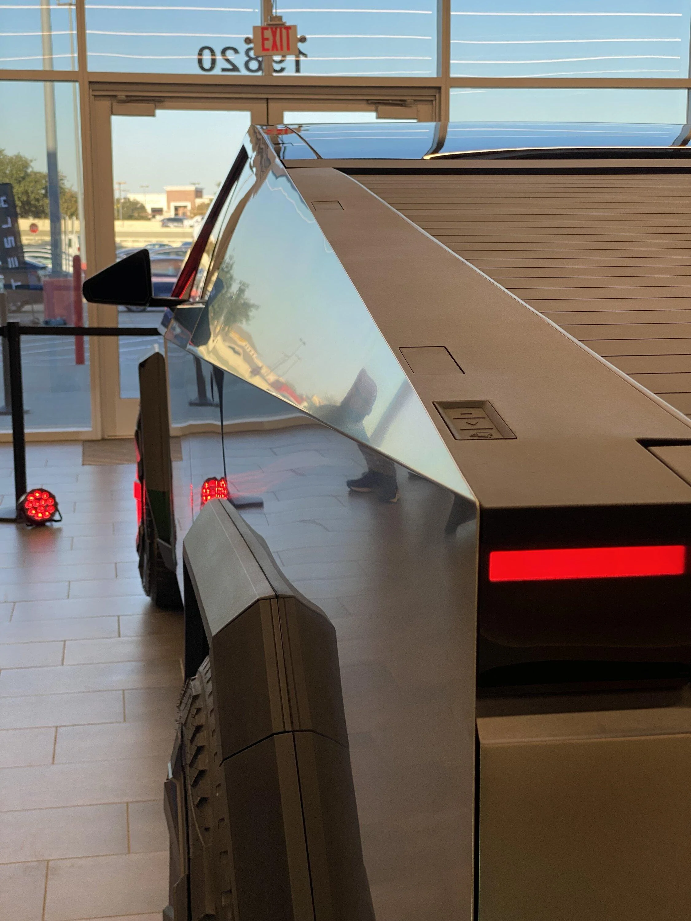 Tesla Cybertruck Cypress Houston Texas Delivery Center has a Cybertruck! (19820 Hempstead Hwy, Houston) IMG_1650
