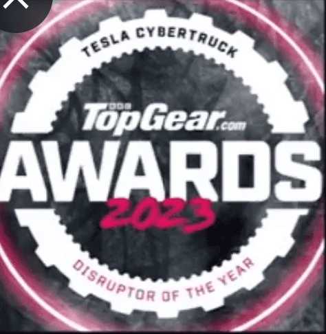 Tesla Cybertruck Top Gear names Cybertruck as Disrupter Of The Year 1701261230727