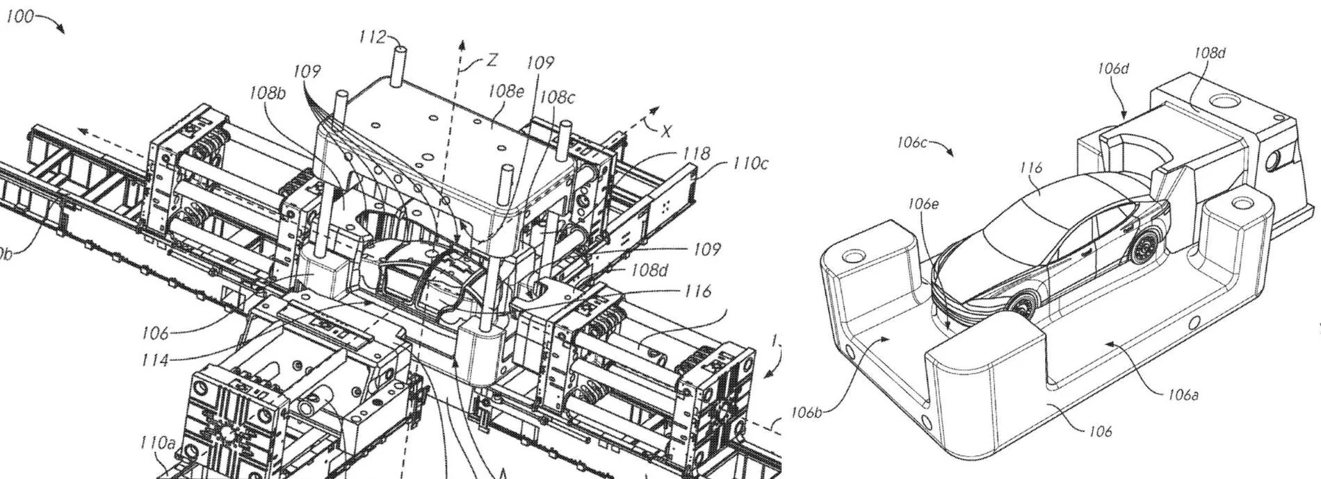 Tesla Cybertruck Elon Musk: Tesla to unveil core structural design change for how cars are made Tesla-casting-Machine-Model-Y