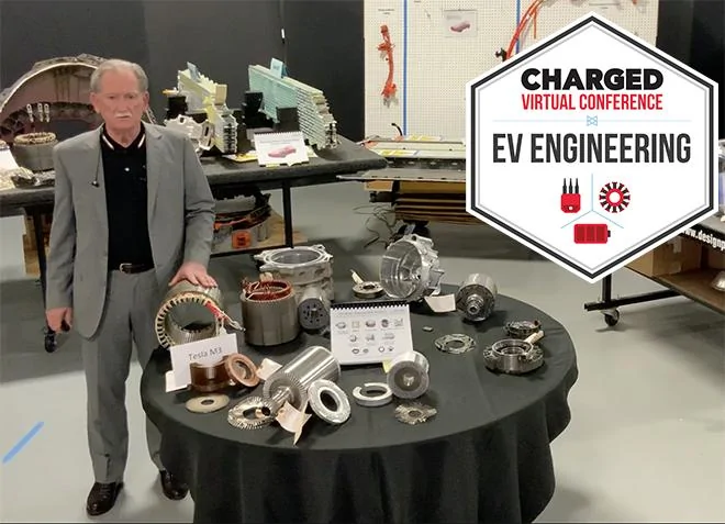 Tesla Cybertruck Teardown expert Sandy Munro compares 10 leading EV motors in new video Sandy-Munro-Charged-EVs-Virtual-Conference-copy
