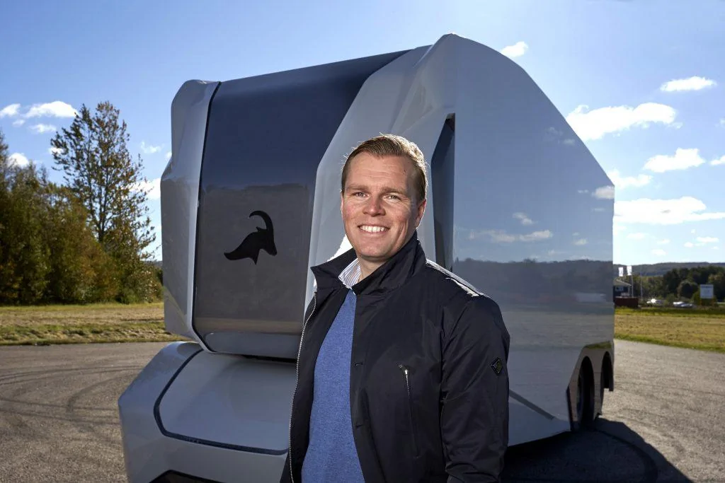 Tesla Cybertruck Europe is making faster cars and better batteries than Tesla Robert-Falck-Einride-founder-1-1024x683