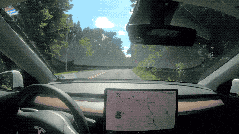 Tesla Cybertruck Tesla's 'Full Self-Driving Capability' Falls Short of Its Name CR-Cars-Inline-Tesla-Stop-Sign-08-20