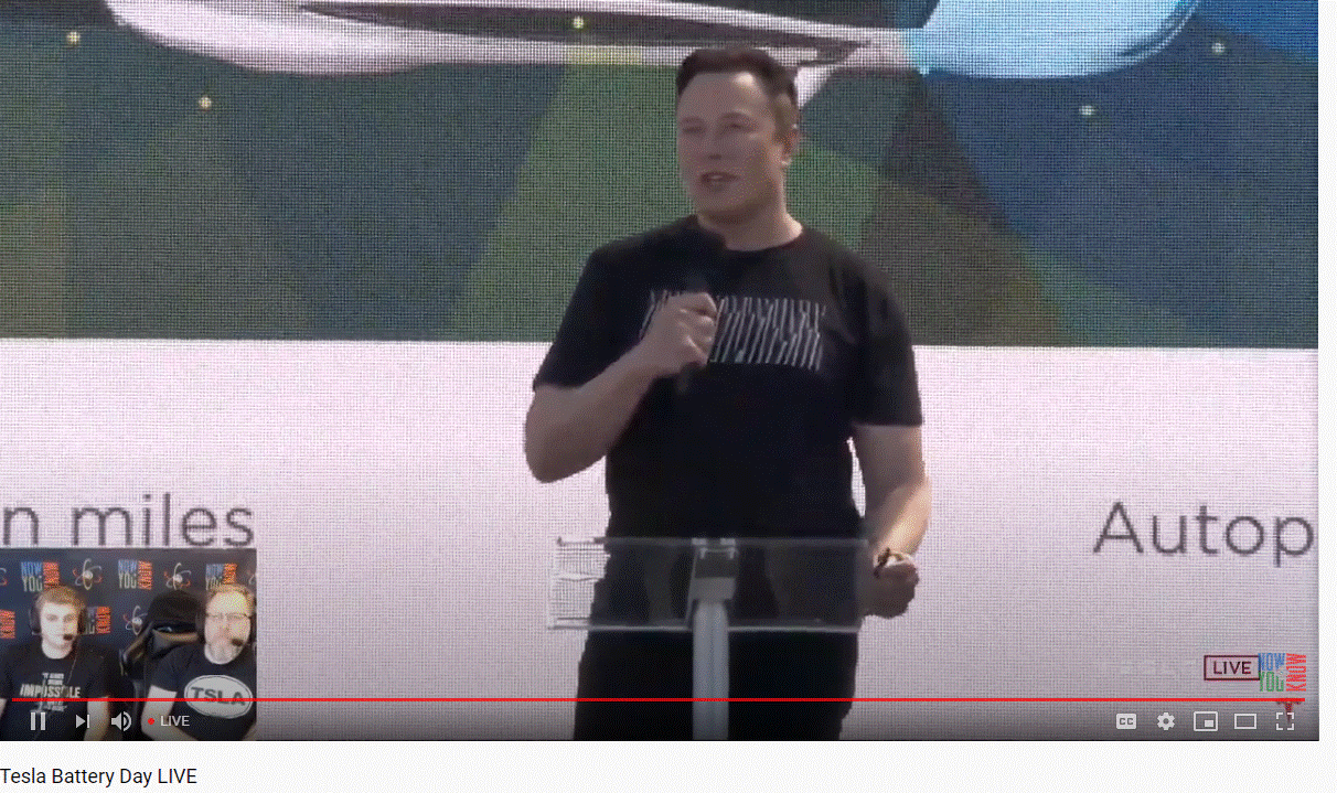 Tesla Cybertruck Watch the Tesla Battery Day Livestream & Post Your Reactions Here Elons nanowire tshirt