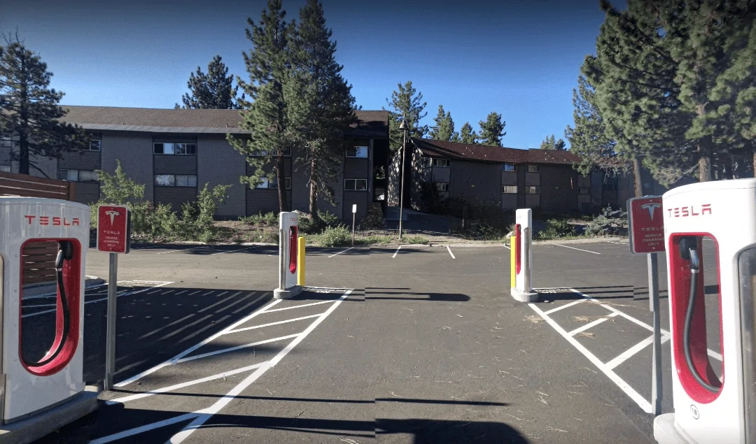 Tesla Cybertruck Cybertrucks Will Have Larger Parking Spots at Tesla Superchargers charging pull thru