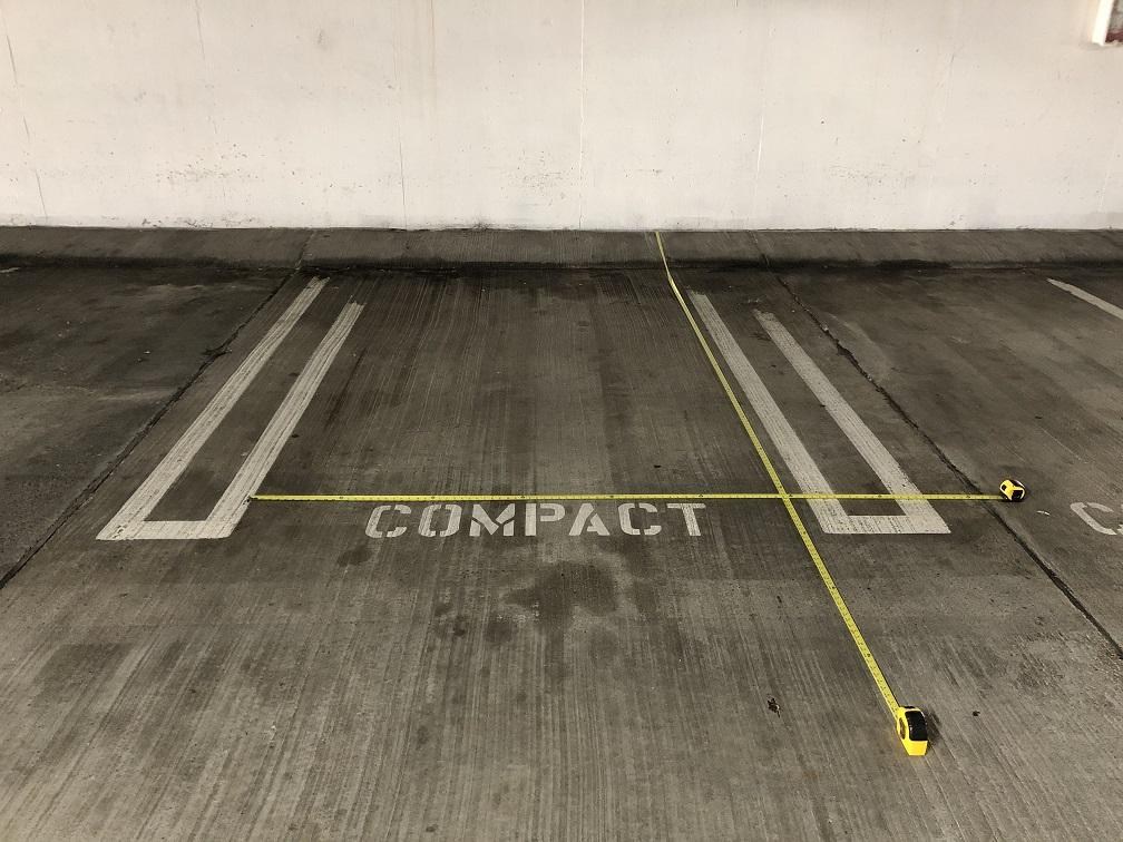 Tesla Cybertruck Cybertruck in parking spots - A measured example Compact_1